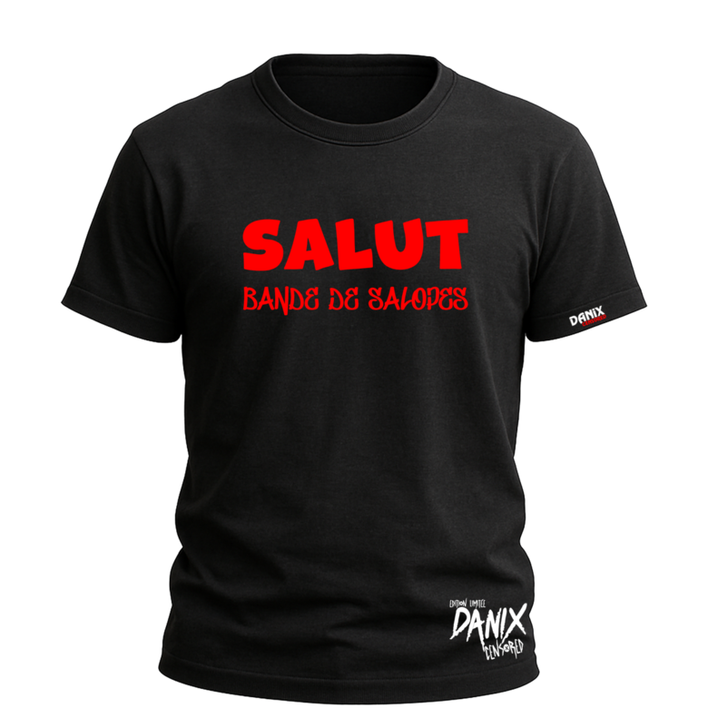 Tshirt SALUT Bande de salopes [DANIX CENSORED]